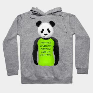 Funny Panda Warning Hoodie